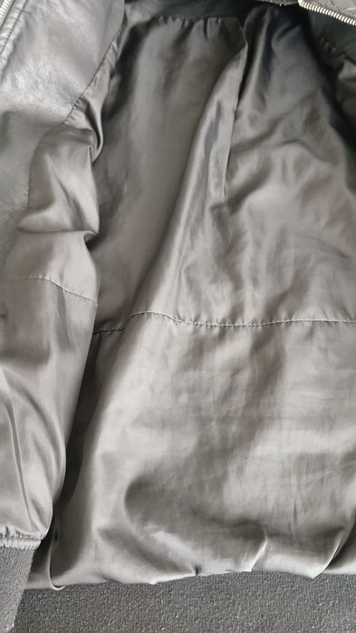 Куртка бомбер экокожа