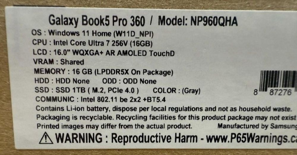 Samsung Galaxy Book5 Pro 360