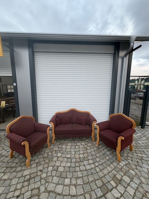 Холова гарнитура – диван + 2 фотьойла (класически стил)