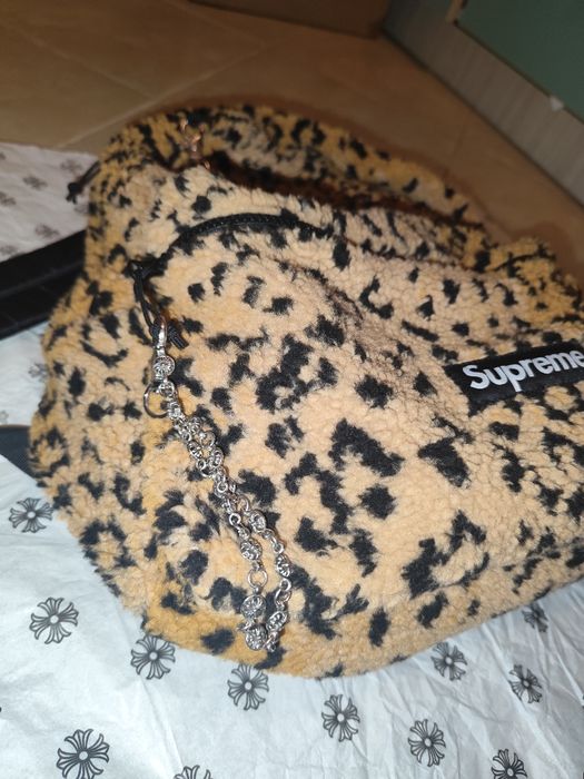 Ghiozdan Supreme 17FW Collection Leopard Print Original