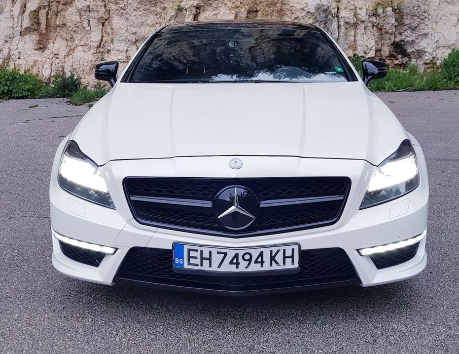 W218 S218 CLS63AMG пакет броня калници капак дифузьор накрайници