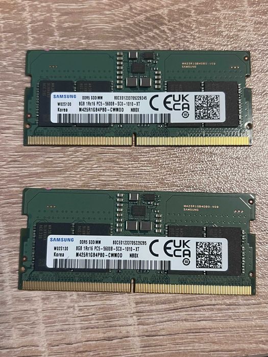 RAM памет Samsung 16GB DDR5 5600 MHz SODIMM