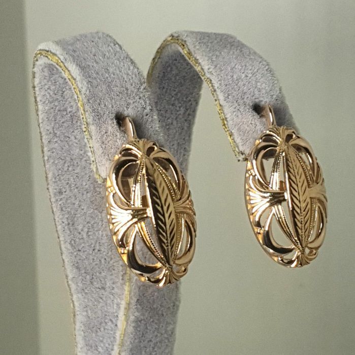 Одесса 1992год заводские серьги 585пробы 6.61грам