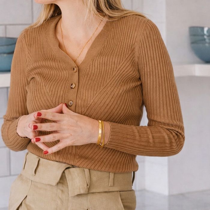 Camilla Pihl рипсен пуловер