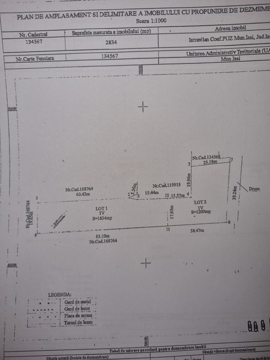 Schimb Parcele 400-600mp,bucium,acces,intravilan,urbanism,utilitati,in