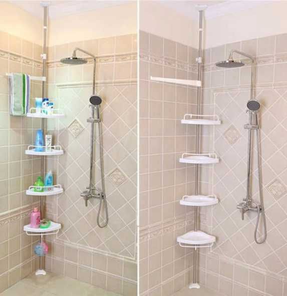 Угловая полка для ванной комнаты, 320 см