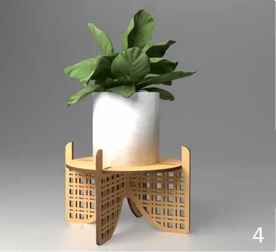 Изработка на дървена поставка за цвея (+гравиране по избор)