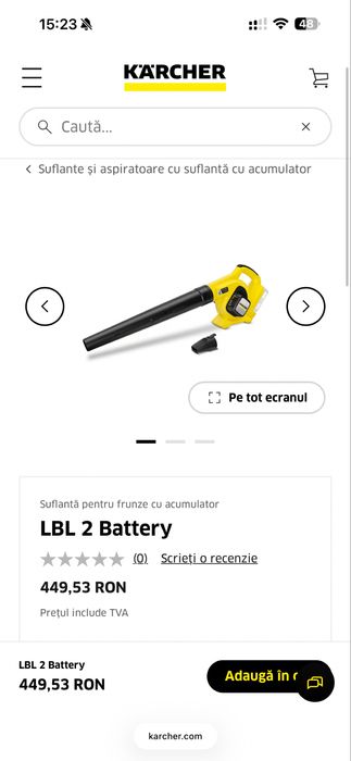 Suflanta aer karcher lbl 2