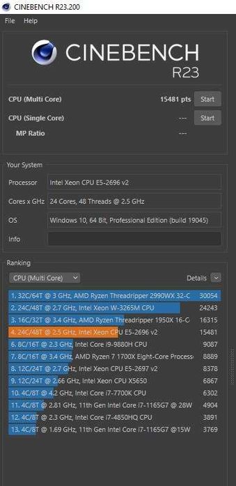 Продава/заменя 24-ядрен (48t), 256 GB, TESLA P100 16GB, 1000W, водно