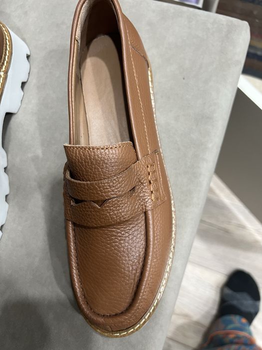 Продам лоферы кожаные ТУрция