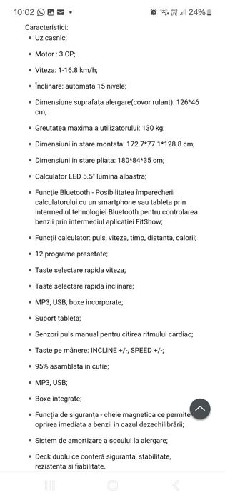 Banda alergare Orion Travel R9