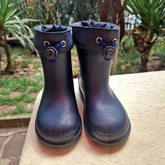 Испански детски гумени ботуши за дъжд № 27 в синьо - водонепромокаеми