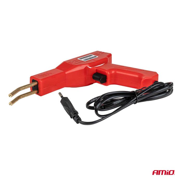 Pistol de lipit pentru plastic cu capse 200 buc / AMIO