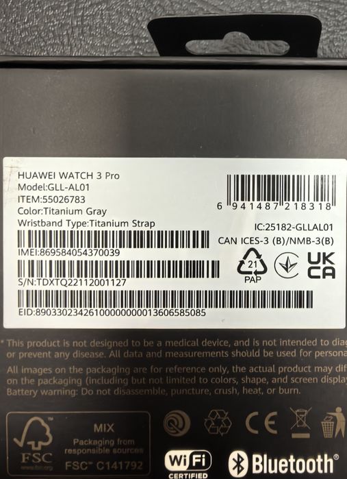 Huawei watch 3 pro Titanium Strap
