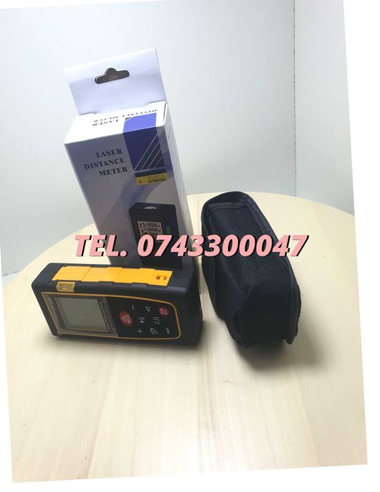 Ruleta  Telemetru Laser Verde 40m