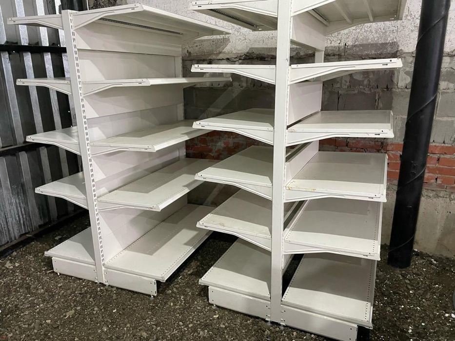 Стеллажи двусторонние б/у