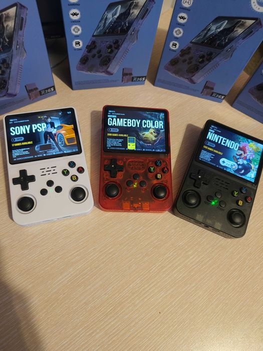 1Г ГАРАНЦИЯ R36s ArkOS ретро конзола Nintendo Sega PlayStation GameBoy