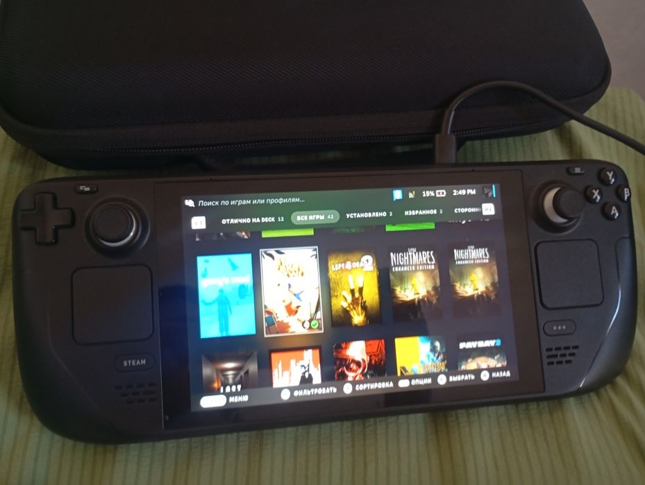 Steamdeck lcd 256 gb обмен на ps5+20 k