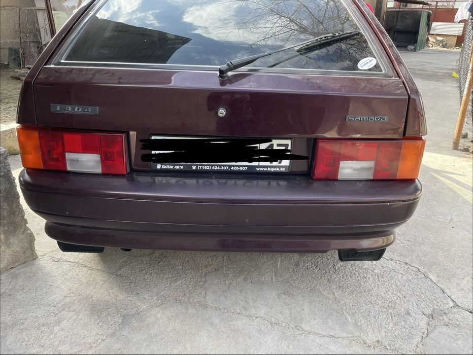 Бампер ваз задний бордовый