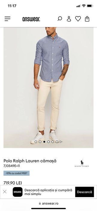 Cămașa bărbați Ralph Lauren L