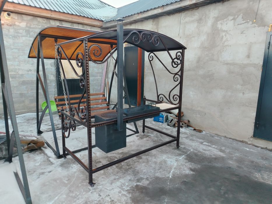 продам мангал и качелу