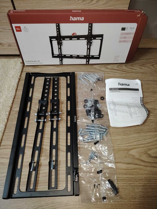 Suport TV de perete Hama , Reglabil, 32"-75" (81cm-191cm) , NOU