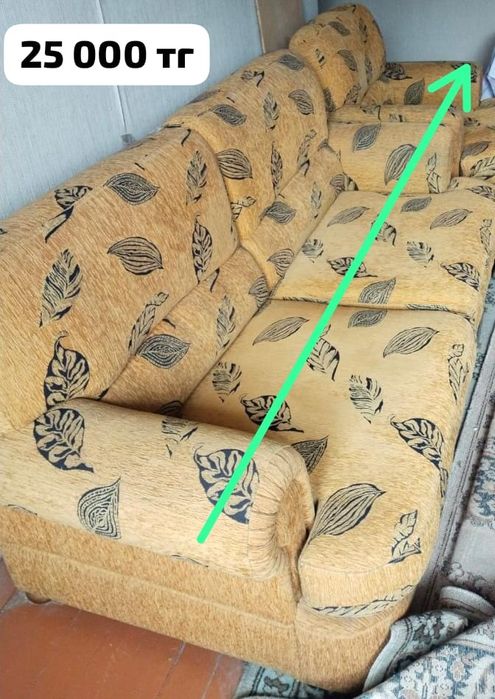 Мягкая Мебель, диван и кресло б/у