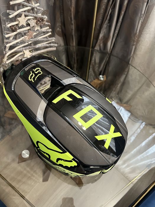 Cască motocross FOX bărbați, mărimea L + ochelari KENNY