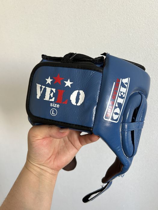 Шлем бокс, VELO оригинал, кожа