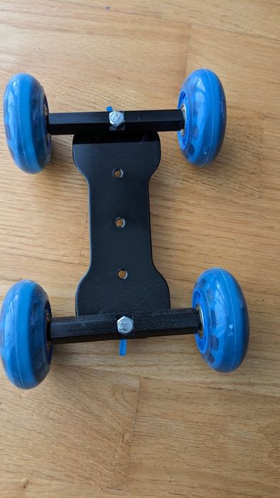 Slider video cu roti mari de silicon