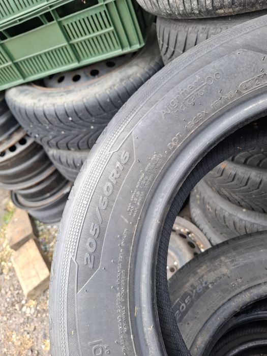 Vand set 4 anvelope 205 60 16 hankook bune fara defecte  dot 2021