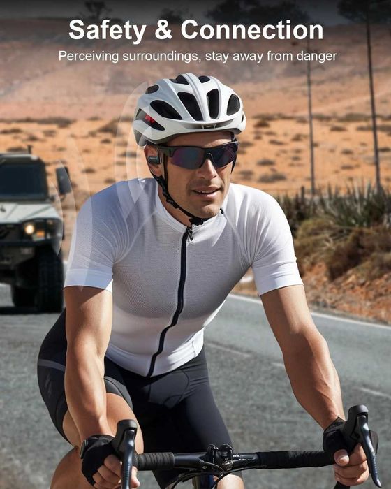 Căști Bluetooth Sport Conducție a aerului Căști fără fir cu microfon