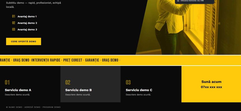 Creare site web la cerere | Site prezentare, landing page, magazin online