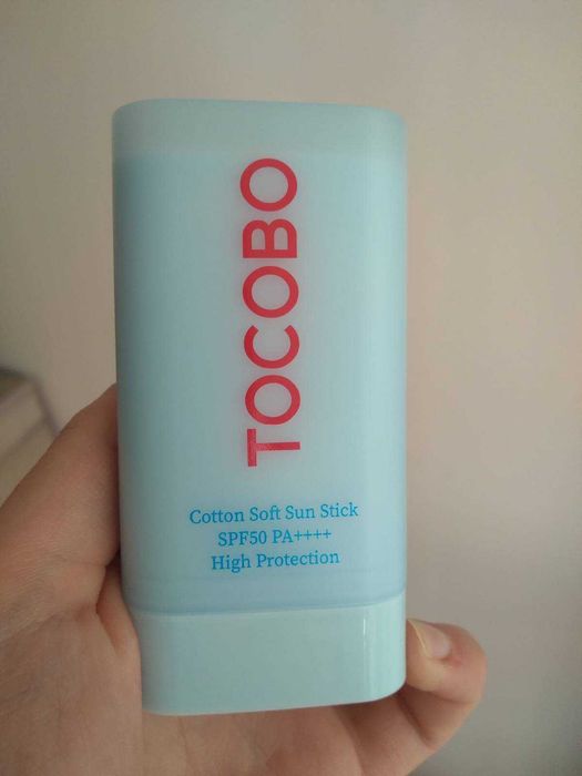 TOCOBO - Cotton Soft Sun Stick SPF50+ Слънцезащитен стик