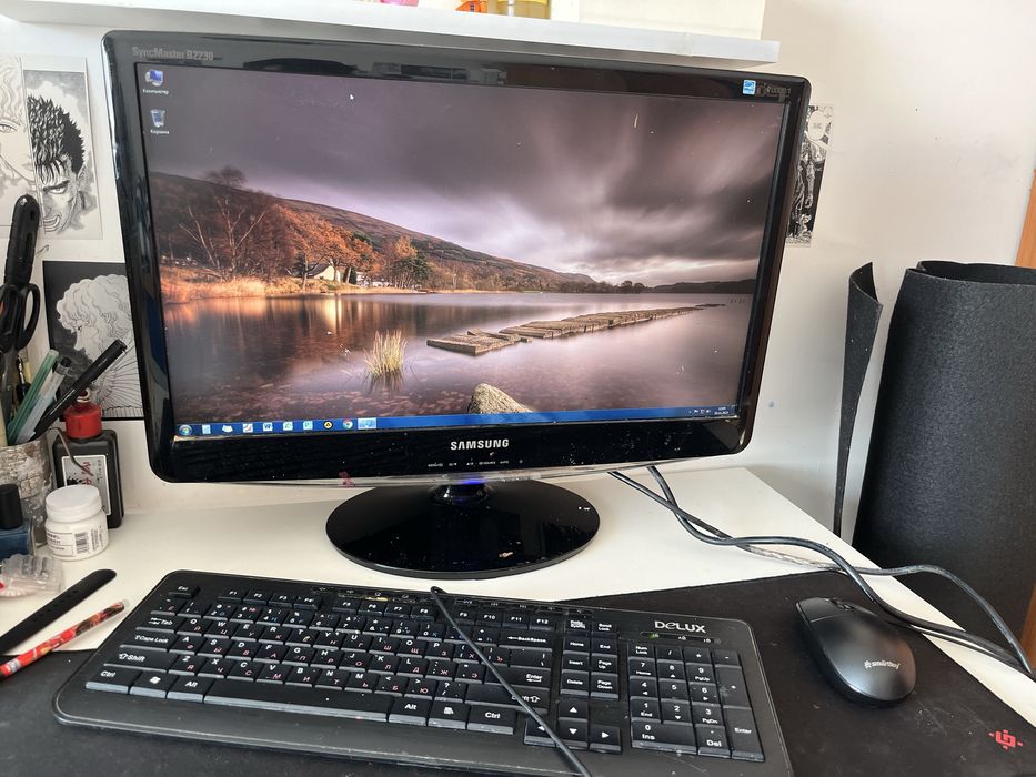 Компьютер + 22″ монитор Samsung + клавиатура | Готов к работе