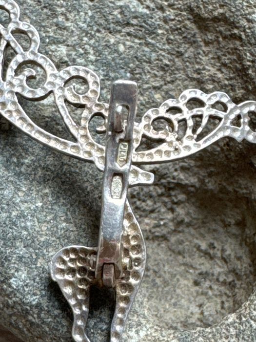 Кафа. Моно серьга. Серебро.