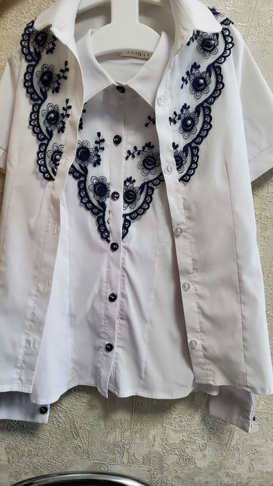 Школьные блузки на девочку