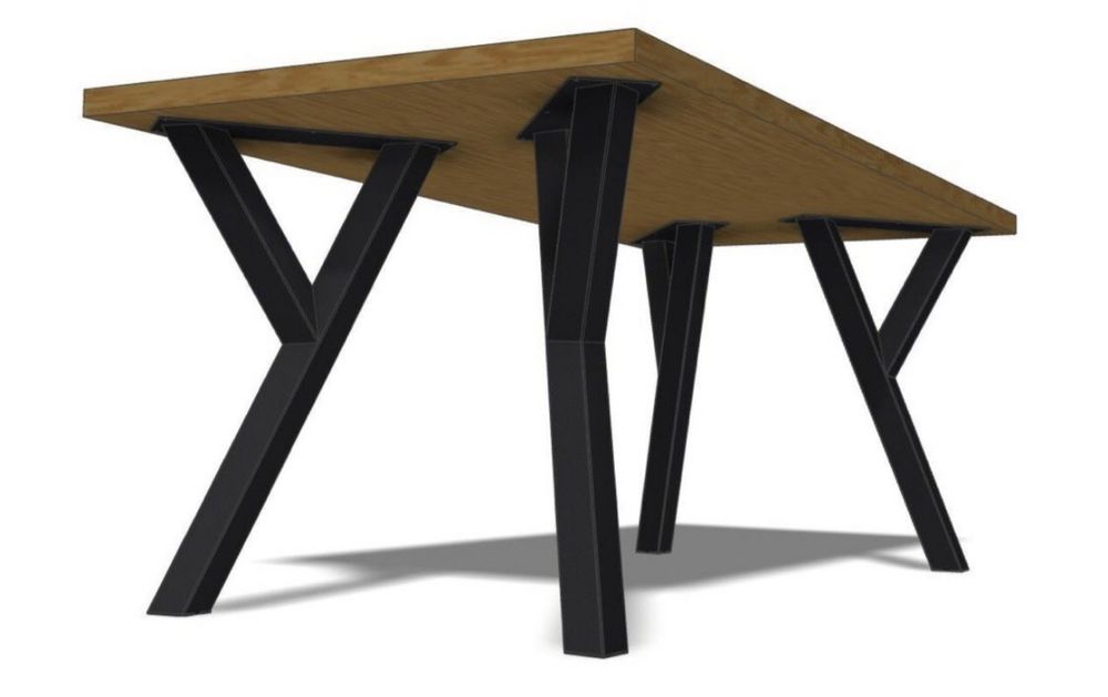 Метални крака за трапезна маса У-образни