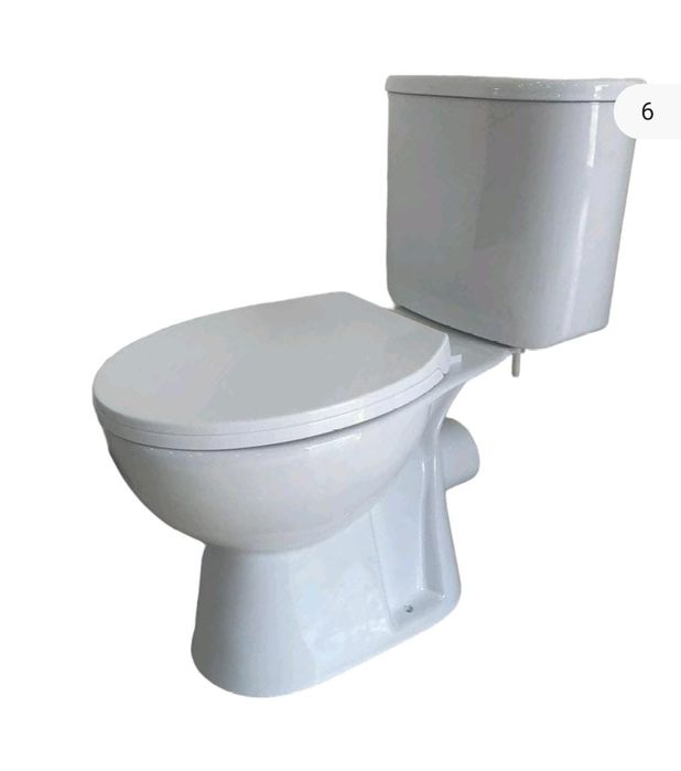 Унитаз с бочком, унитаз монолит новый