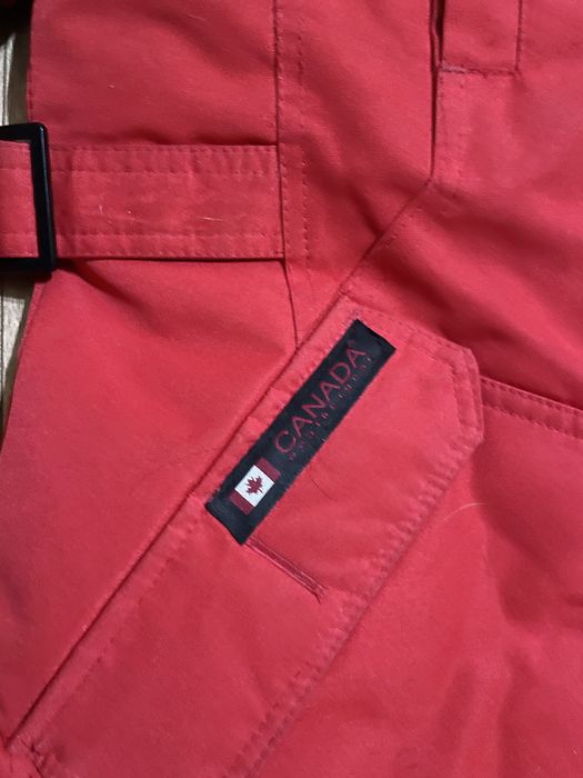 Дамски зимно яке с косми от лисица CANADA водоустойчиво