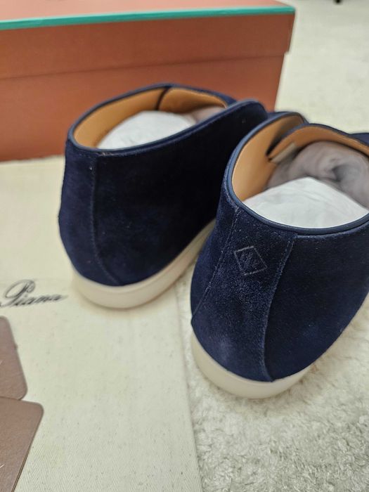 Loaferi L.P. inalti bleumarin, marimi 40-45, mocasini Premium