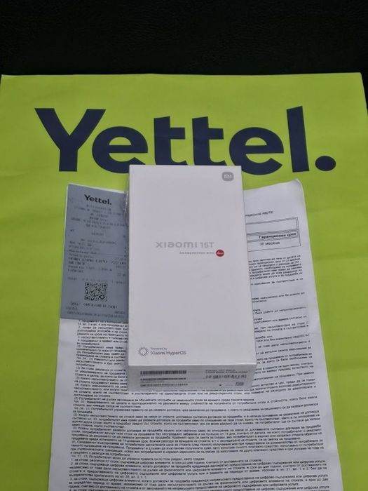 ЗАПЕЧАТАН 512GB Xiaomi 15T Гаранция Yettel 3г. 2029 Black | Черен