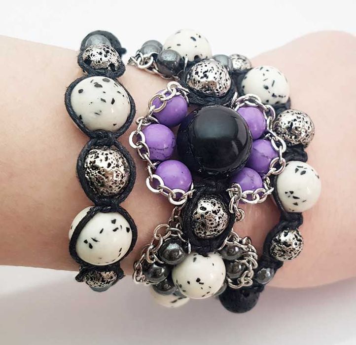 Браслет с натуральными камнями