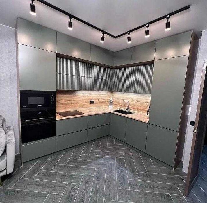 Кухня на заказ Кухонный гарнитур Новая Кухня Доставка Установка Алматы