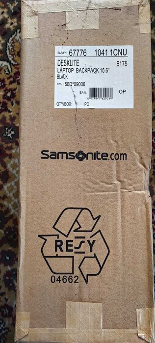 Samsonite Desklite Laptop Rucsac 15.6"' Negru