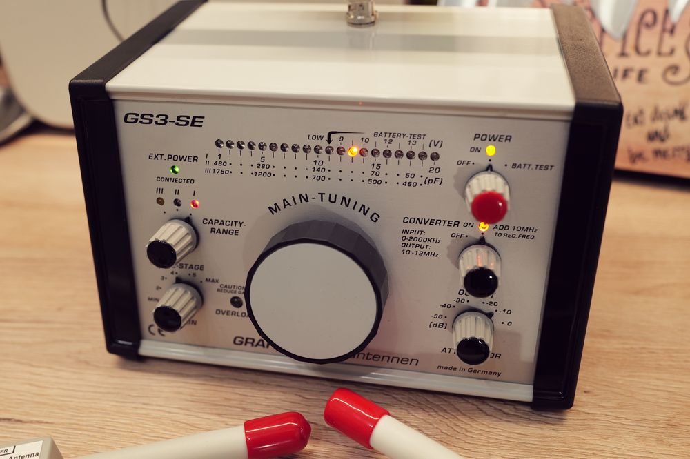 Antena activa GRAHN GS3-SE radioamatori cu 3 module DX TX HF UHF LW