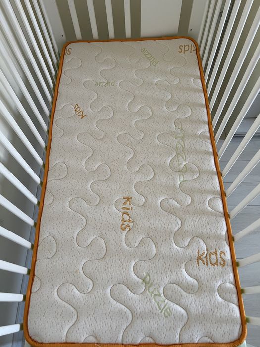 Детско легло тип кошарка на три нива 60х120 + матрак Isleep