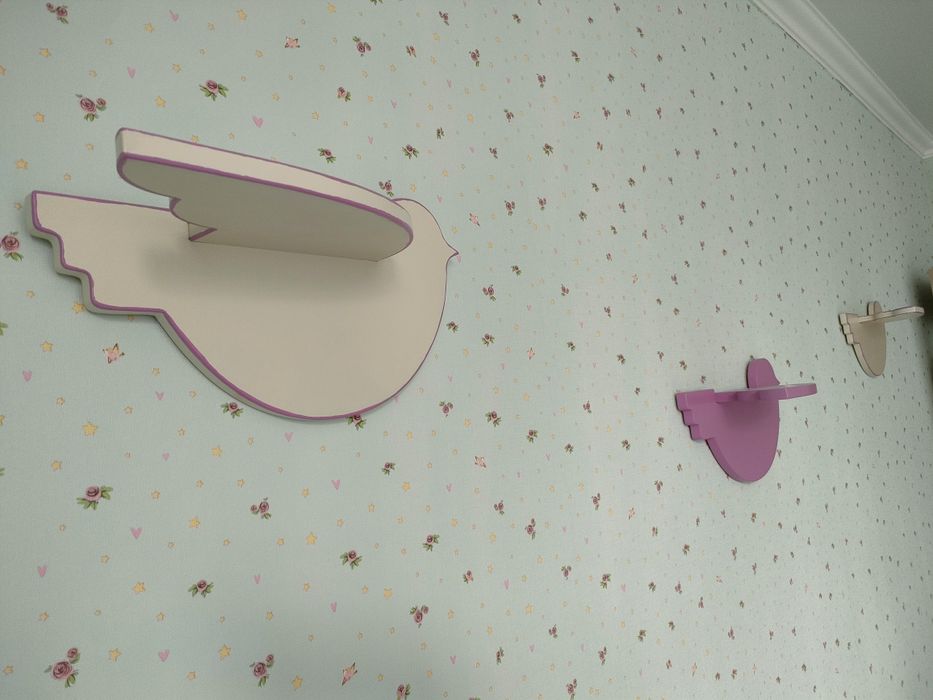 Продам полочки птички 3 шт.