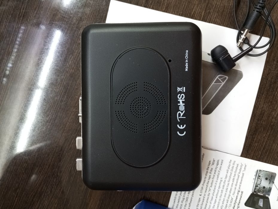 Кассетный стерео аудиоплеер+ мп3 конвертер