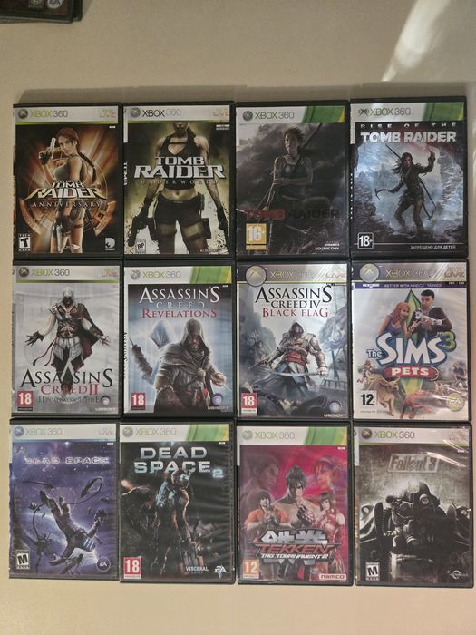 Диски на Xbox 360
